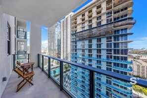 Condo, Balcony, City View | Property grounds - Modern Condo in DTW Miami - Pool & Gym (Miami)