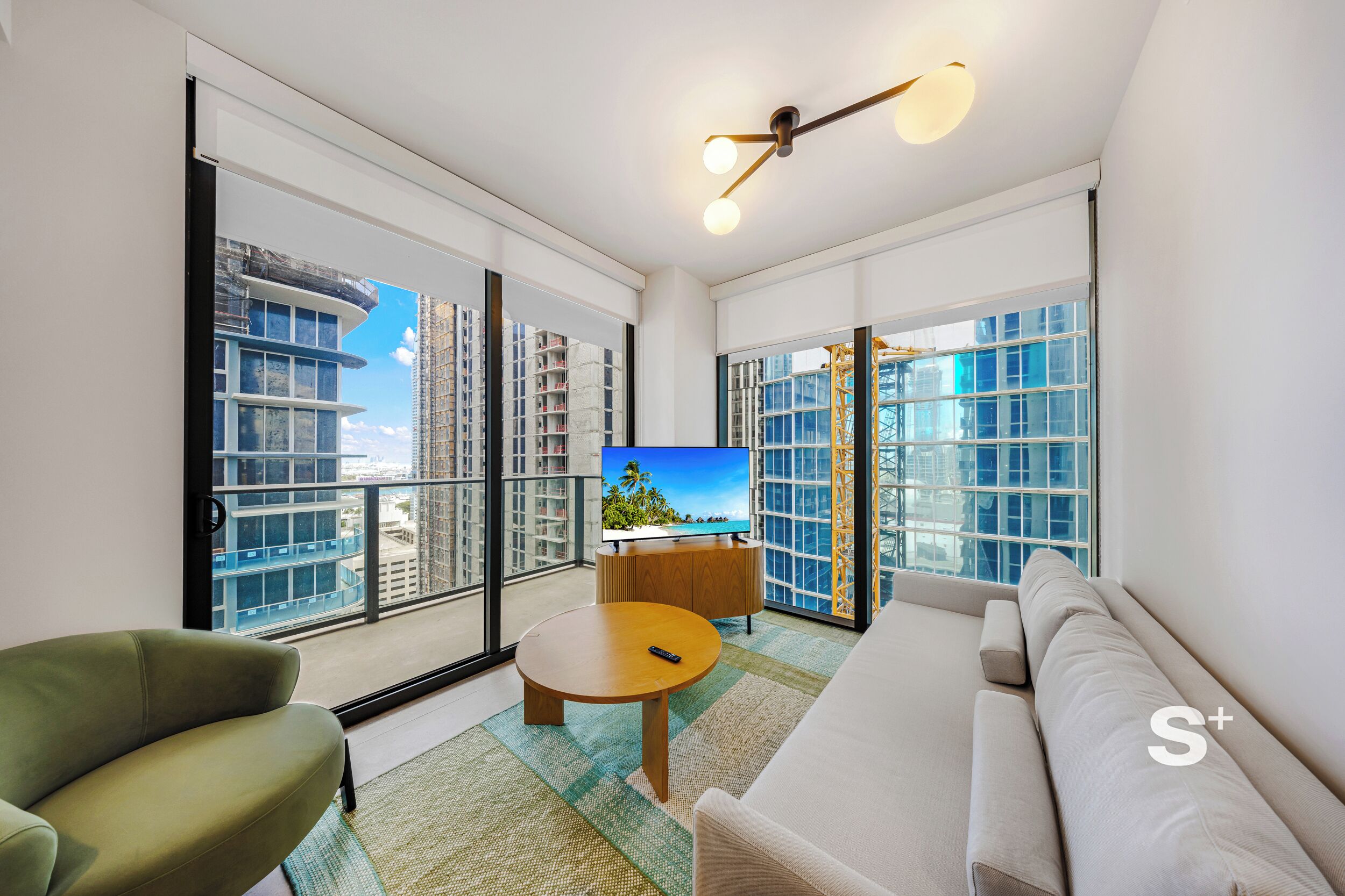 Condo, Balcony, City View | Living area