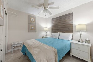 1 bedroom, free WiFi, bed sheets - Gulf Village 201 | Sleeps 4 Beachfront West Beach (Gulf Shores)