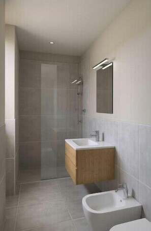 Shower, bidet - Villa Maria two-room apartment Bilo for 5 people (Bibione)