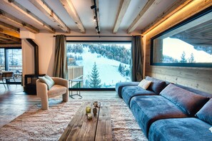 Living area - Chalet La Perle, Pied des Pistes - Jacuzzi (La Plagne Tarentaise)