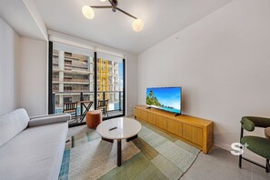 Condo, Balcony, City View | Living area - Modern Condo in the Heart of Miami - Gym (Miami)