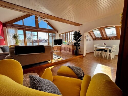 Apartment Dießen am Ammersee, 2 min. walk to the lake, 3 bedrooms, terrace 80 sqm