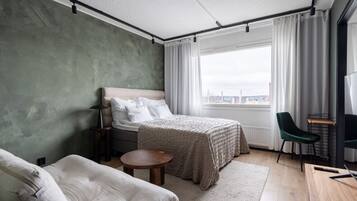 Työpöytä, Wi-Fi, vuodevaatteet