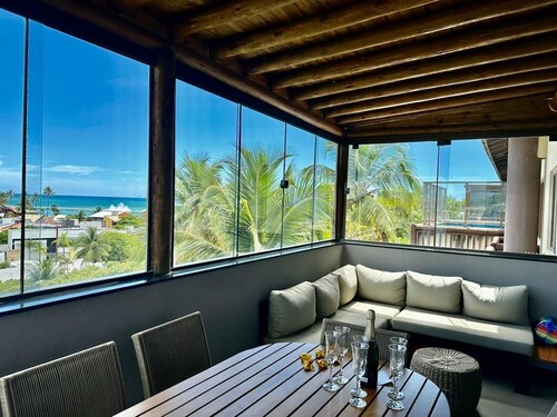Cobertura Beira-Mar | 4 Quartos | Varanda Gourmet e Churrasqueira | Barra Bali | Destino BSM 418