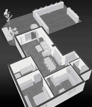 Floor plan - Bavarian Pre-Alps -Wiesenglück- Retreat-Between Allgäu and the Alps (Prem)