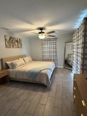 2 bedrooms, iron/ironing board, free WiFi, bed sheets