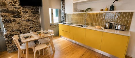 Studio, vue ville | Coin cuisine privé