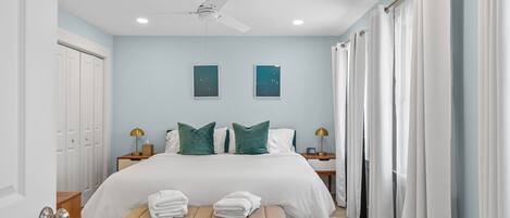 Iron/ironing board, WiFi, bed sheets