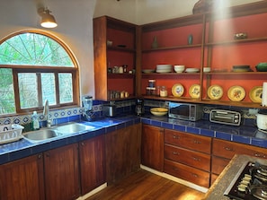 Fridge, microwave, stovetop, coffee/tea maker - Jungle Haven, Large one bedroom with balcony (Guanacaste Province)