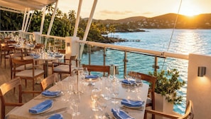 Outdoor dining - Sapphire Beach Condo | Pool, Dining & Snorkeling (East End)