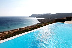 Pool - Amazing view Mykonian Villa with 5 bedrooms and pool (Mykonos)
