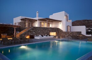 Pool - Amazing view Mykonian Villa with 5 bedrooms and pool (Mykonos)