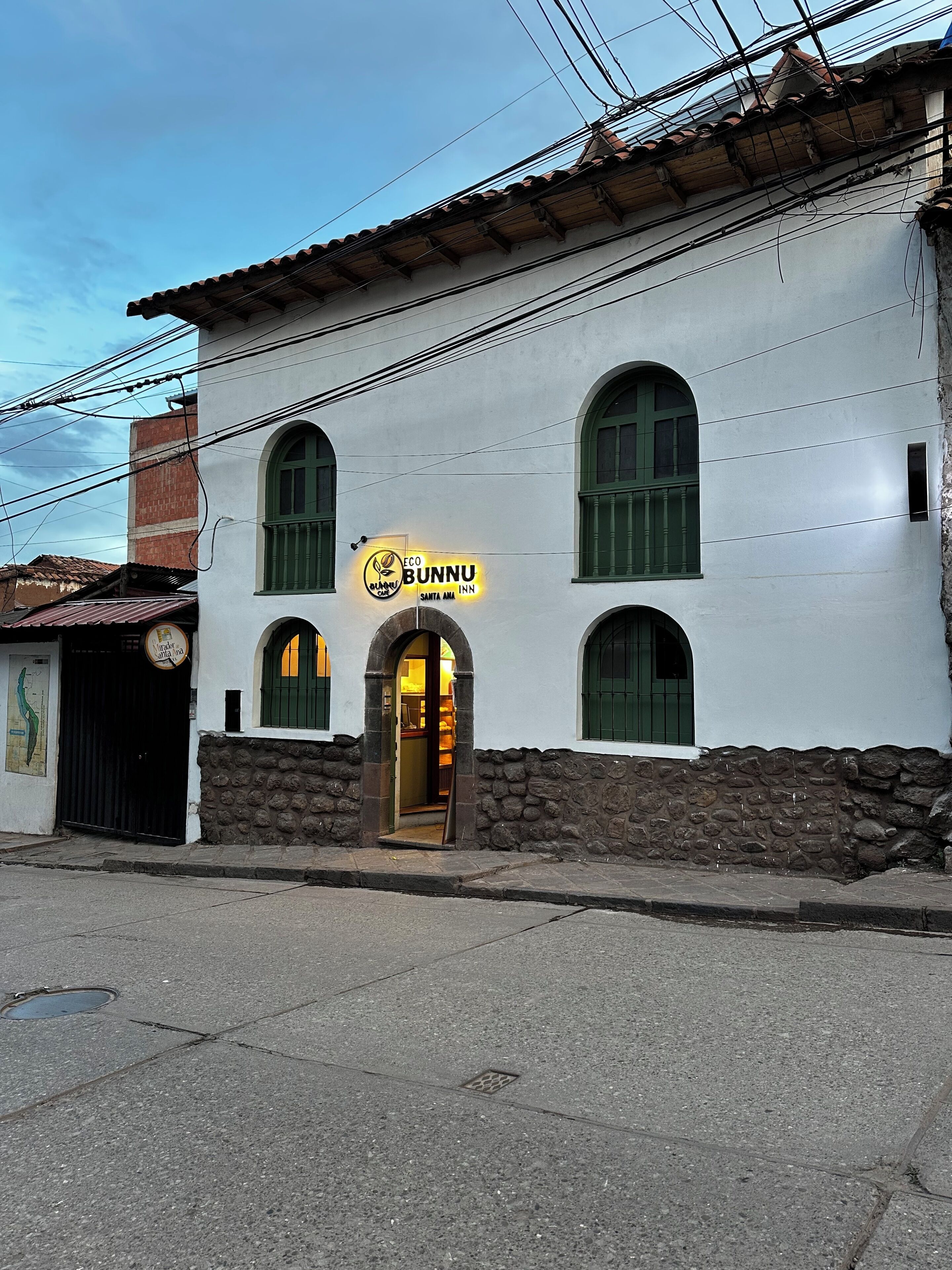 Façade de l’hébergement