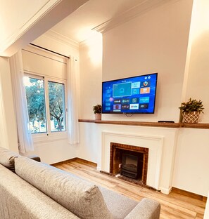TV, DVD player, stereo, offices - TARRADELLAS_1, PARA 14 PERSONAS, muy cerca Estació de Sants, llegada tren aeropuerto, muy bien comunicado y rodeado de comercios y restaurants (Barcelona)