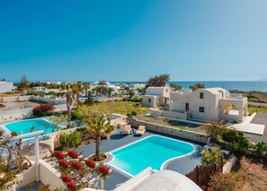 Pool - Daphne - Two Bedroom Villa, private pool, sea view (Agia Paraskevi)