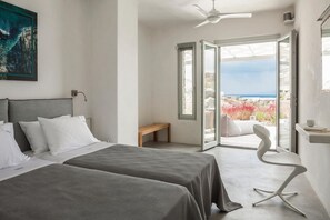 7 makuuhuonetta, silitysrauta/-lauta, vuodevaatteet