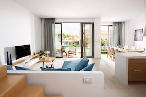 TV, stereo - Opulent VILLA K on Crete (Galatas)