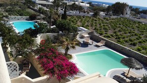 Pool - Elia - Three Bedroom Villa, private pool, sea view (Kamari)