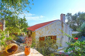 Exterior - Villa Alkinoos: Secluded, private pool, WiFi, A/C (Paxi)