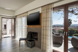 TV, fireplace, stereo - Villa Nina | Kolymvari (Kolimvari)