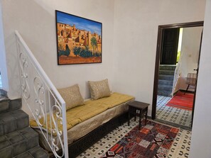 Deluxe Triple Room, Courtyard View | Interior - Riad Boutique Baba (Rabat)