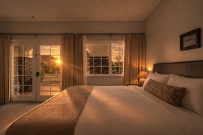 Premium bedding, memory foam beds, in-room safe, blackout drapes