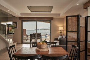 Dining - Beachfront Alassa Villas w/ Private Pools Complex (Agios Dimitrios)