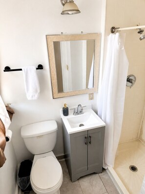 Shower, hair dryer, towels, soap - 6BR New Haven Home Near Yale, Downtown & Hospitals w/ Parking (New Haven)