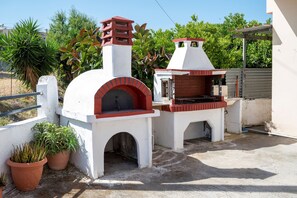 Terrace/patio - Evaggelia's Private House in Fanes Rhodes (Fanes)
