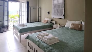 1 bedroom, iron/ironing board, travel crib, WiFi (free)
