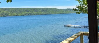 Overlooking the Water on Otsego Lake , Cooperstown NY