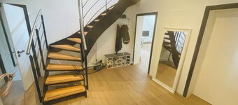 Large, fully equipped apartment with parking spaces