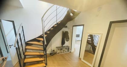 Large, fully equipped apartment with parking spaces