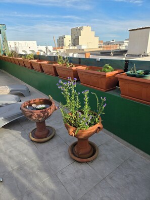 Apartamento, 2 habitaciones, terraza | Balcón