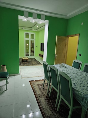 Apartment, 2 Bedrooms, Terrace | Dining room - Charming 4room Apartment in the Heart of Sousse (Sousse)