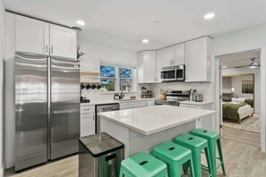 Private kitchen - Heated Pool Home with Fire Pit, Outdoor Dining & Games! (Clearwater)