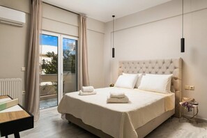 Desk, iron/ironing board, travel cot, free WiFi - Procris Villas : High-End Living (Kalathas)