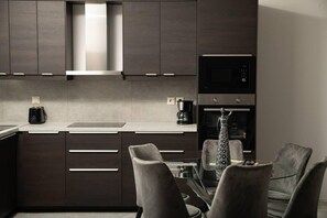 Fridge, microwave, oven, stovetop - Procris Villas : Breathtaking Sea View (Kalathas)