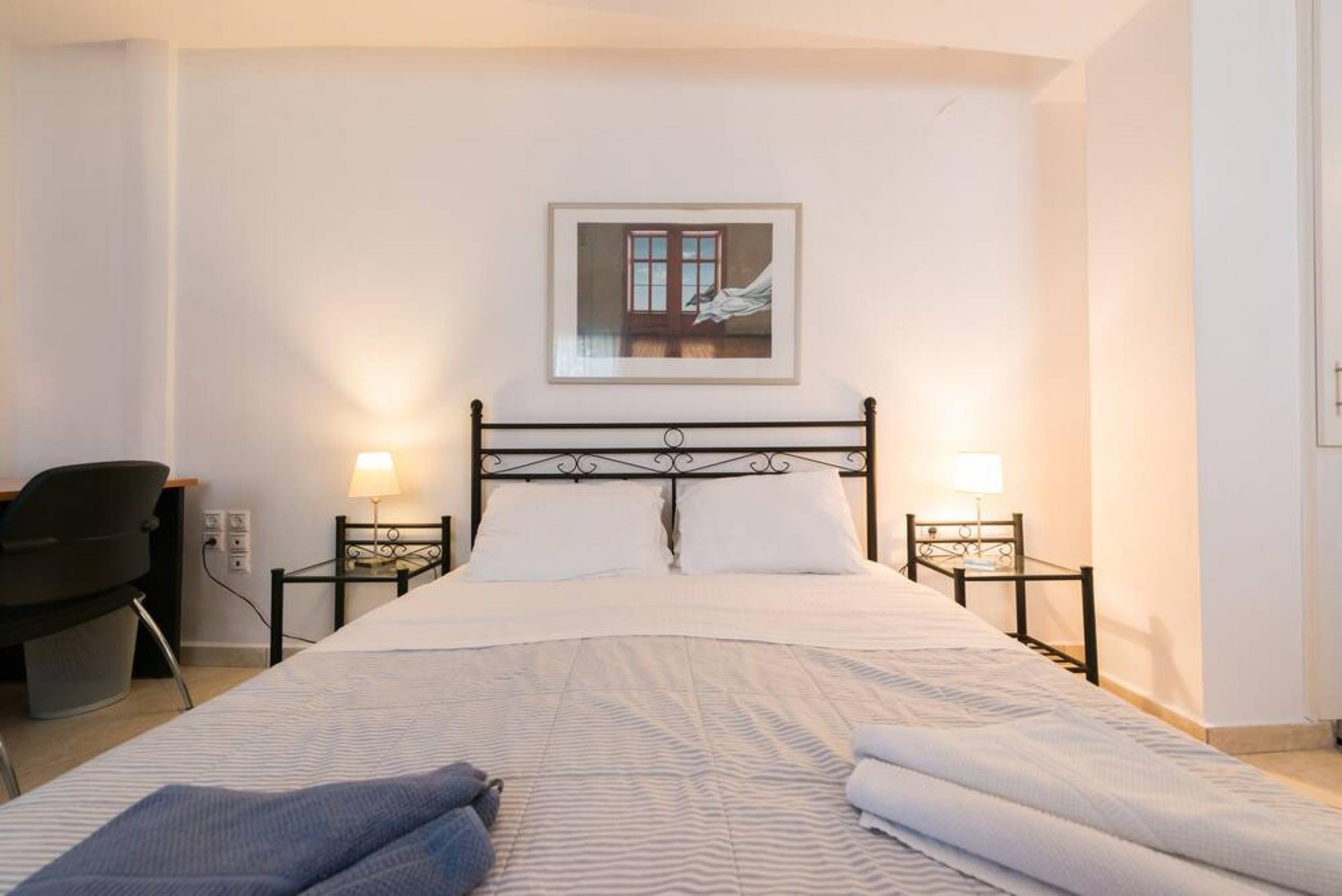 1 bedroom, iron/ironing board, travel crib, WiFi (free)