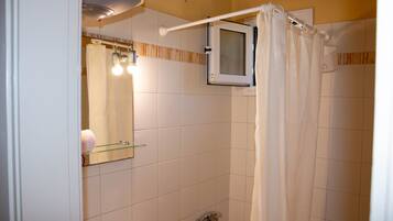 Hair dryer, towels