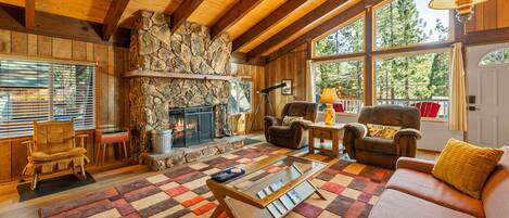 スマートテレビ、暖炉、DVD プレーヤー、書庫