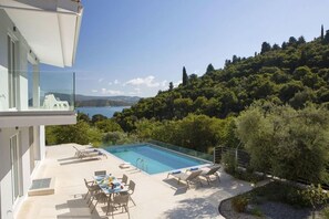 Pool - Villa Euriclea Villas Harriet, with sea view! (Ligia)