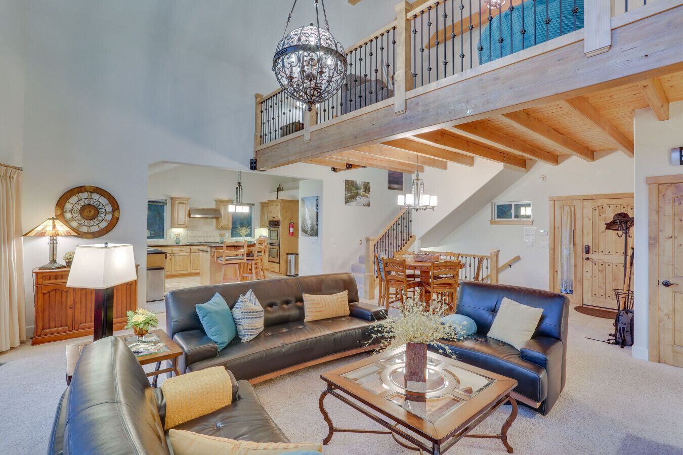 Living Room | Bright & Airy Space with Loft Overlook