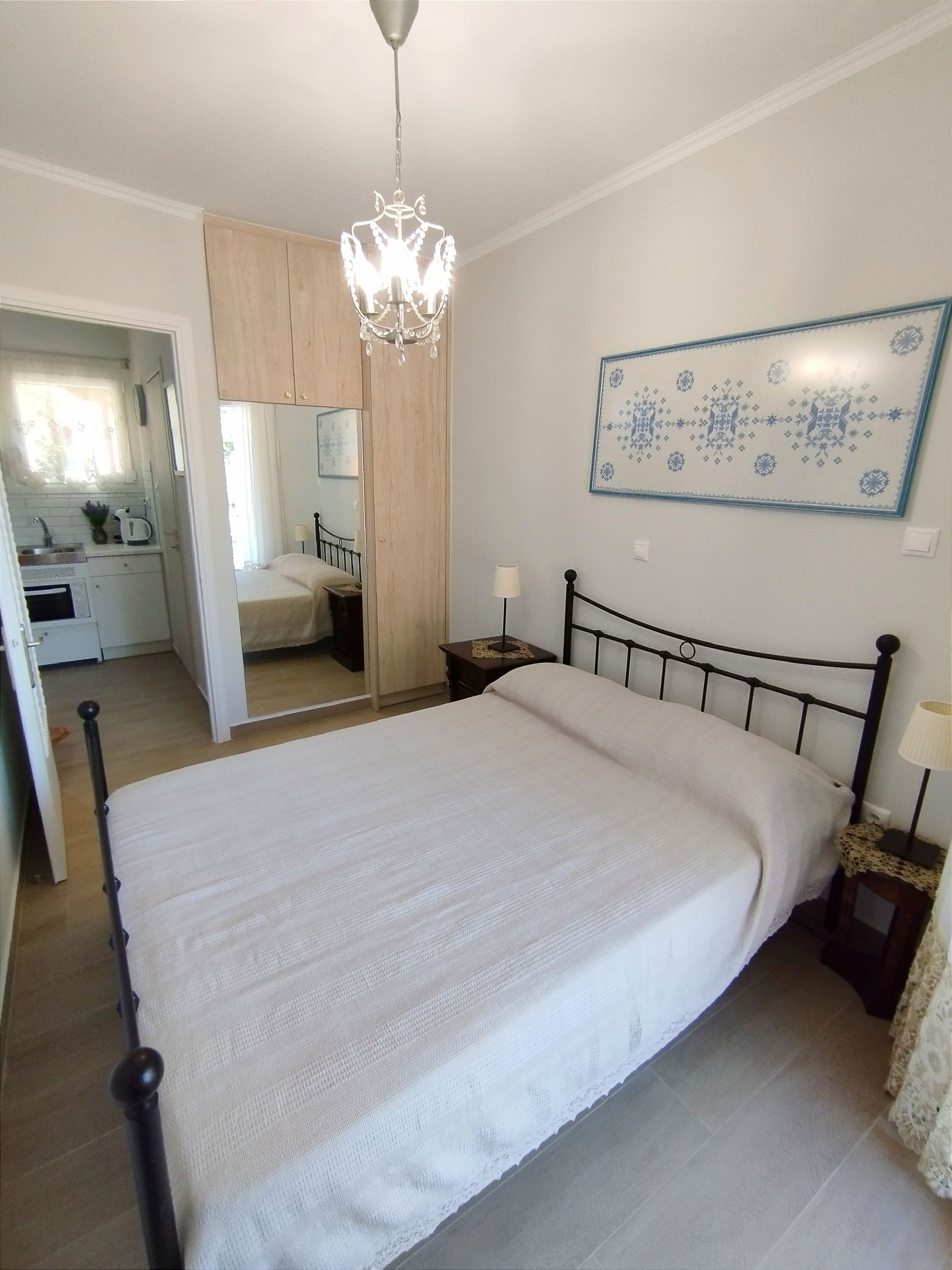 2 bedrooms, iron/ironing board, WiFi (free), bed sheets