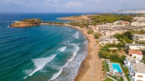 Beach - Park View and near the Sea Villa with Private Pool (Chania)