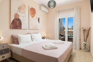 2 bedrooms, iron/ironing board, free WiFi, bed sheets - Harmony Apartment in Chania (Nerokouros)