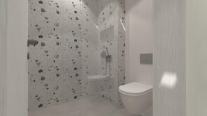 Shower, hair dryer, towels - Cozy Studio in the Heart of Chania (Chania)