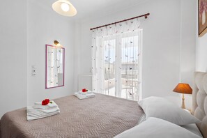 1 bedroom, iron/ironing board, free WiFi, bed sheets - Rias Sea View Apartment (Daratsos)