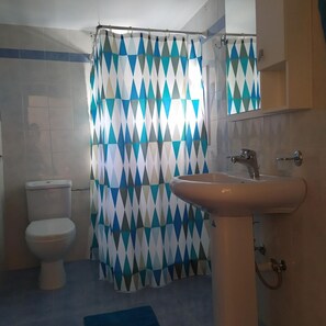 Shower, hair dryer, towels - Evdokia's Samos Home (Koumeika)